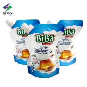 Custom 300g Spout Pouch for Milk Liquid Packaging Manufacturer -DQ PACK (1)