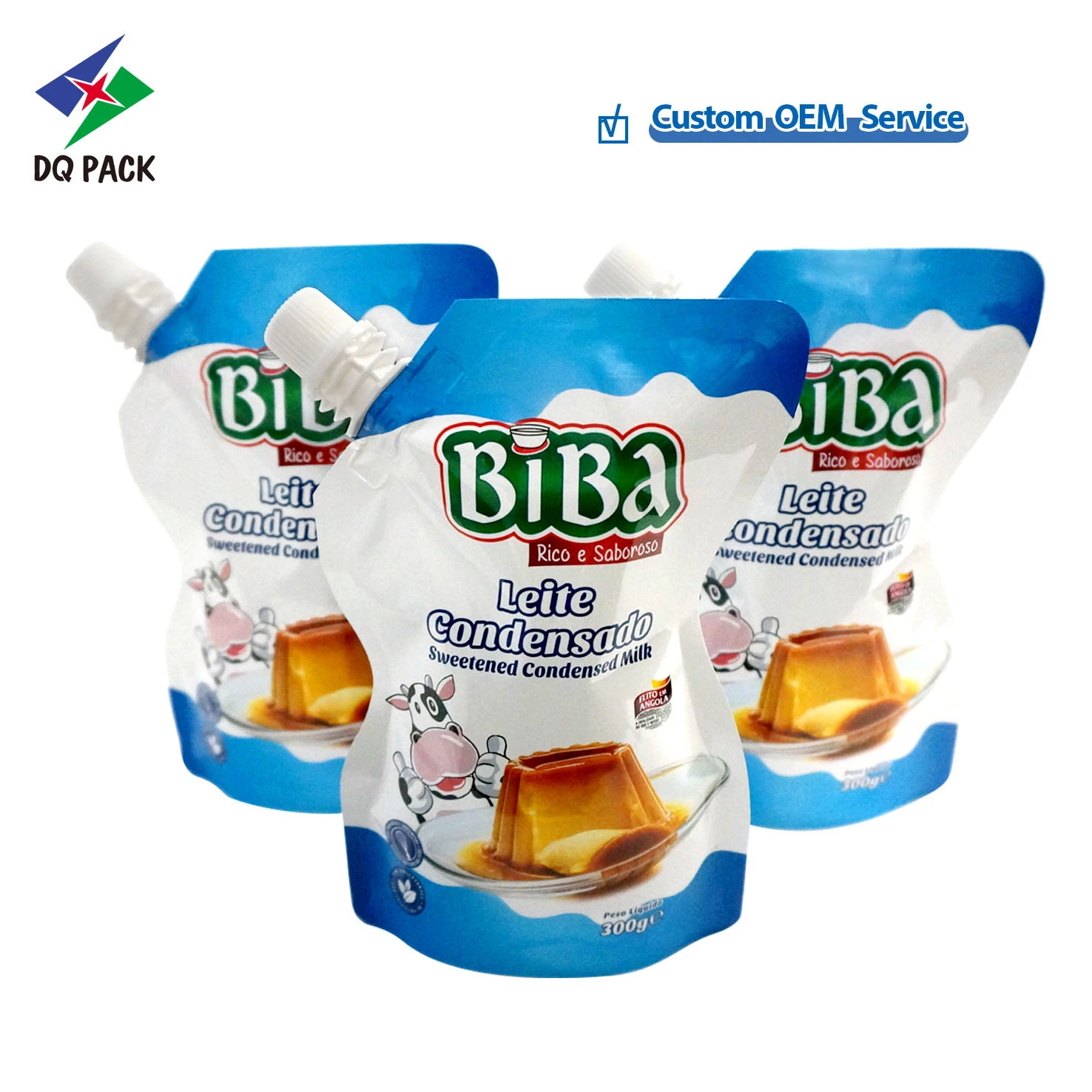 Custom 300g Spout Pouch for Milk Liquid Packaging Manufacturer -DQ PACK (4)