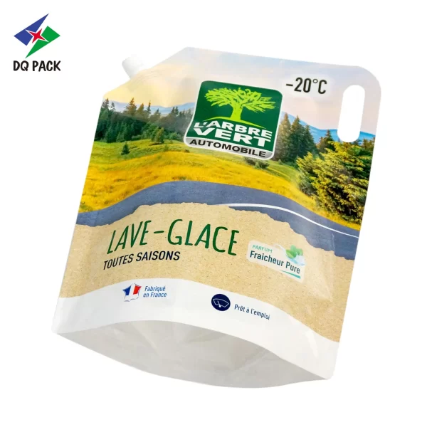 Custom 3L Spout Pouch for Glass Water Packaging Manufacturer -DQ PACK (2)