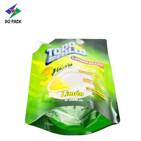 Custom Spout Pouch for Dishwashing Liquid Packaging Factory- DQ PACK (4)
