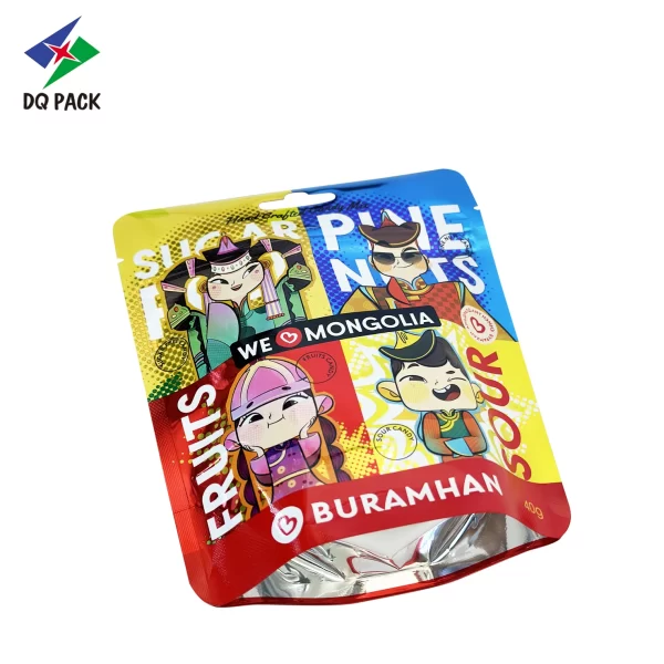 Custom Stand up Zipper Pouch for Candy Packaging -DQ PACK (2)