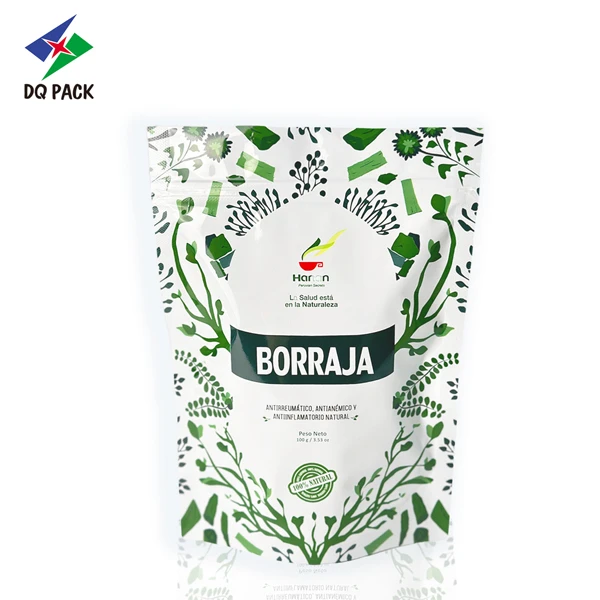 Custom Stand up Zipper Pouch for Tea Leaf Packaging Factory - DQ PACK (2)