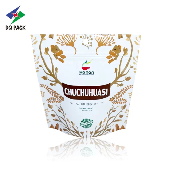 Custom Stand up Zipper Pouch for Tea Leaf Packaging Factory - DQ PACK (4)