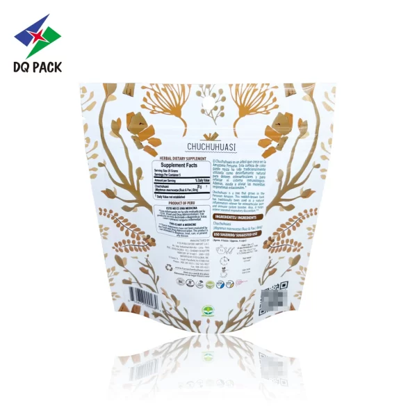 Custom Stand up Zipper Pouch for Tea Leaf Packaging Factory - DQ PACK (5)