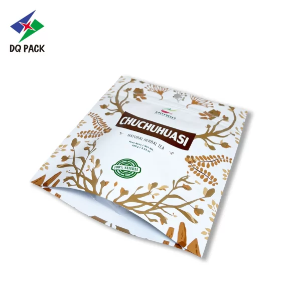 Custom Stand up Zipper Pouch for Tea Leaf Packaging Factory - DQ PACK (6)