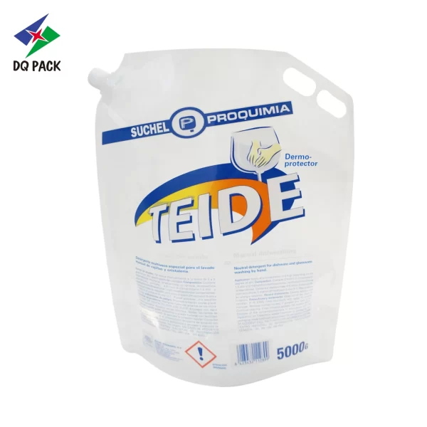 Pochette à bec 5L pour emballage de liquide de lavage des mains - DQ PACK (1)