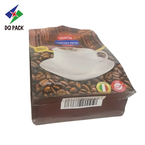 Kundenspezifische 500g Flachbodenbeutel für Kaffeeverpackungen Hersteller -DQ PACK (2)