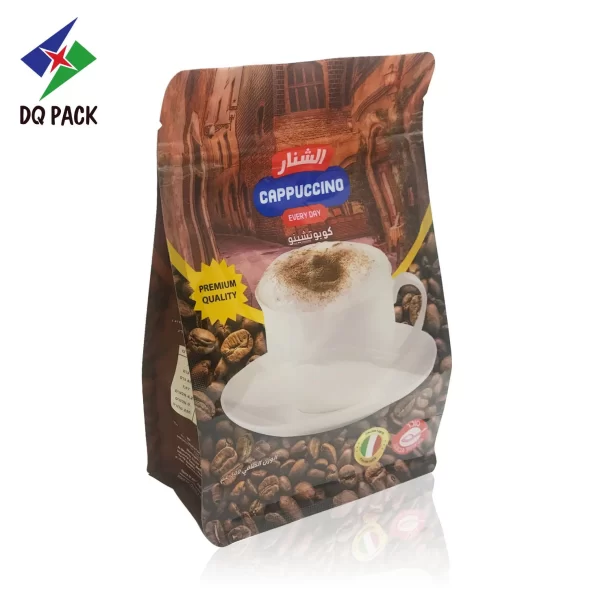 Kundenspezifische 500g Flachbodenbeutel für Kaffeeverpackungen Hersteller -DQ PACK (5)
