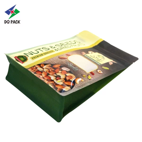 Custom Flat Bottom Zipper Pouch for Cashew Nuts Packaging Supplier - DQ PACK (4)