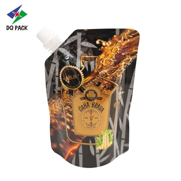 Custom Printed Spout Pouch for Whiskey Liquid Packaging Manufacturer -DQ PACK (4)