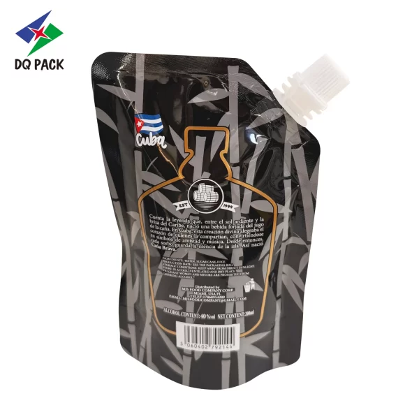Custom Printed Spout Pouch for Whiskey Liquid Packaging Manufacturer -DQ PACK (5)