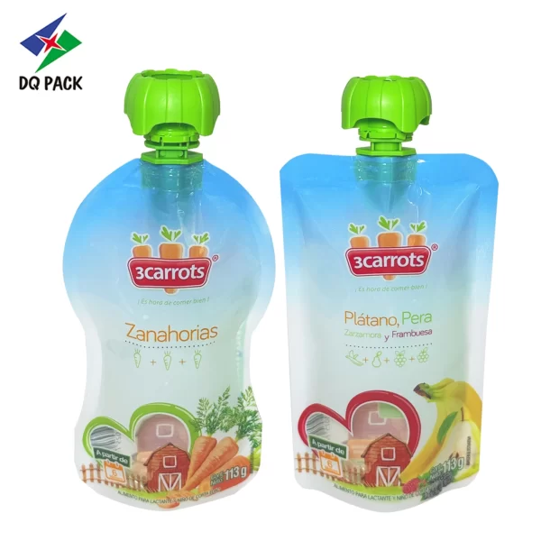 Custom Retort Spout Pouch for Baby Food - DQ PACK (1)