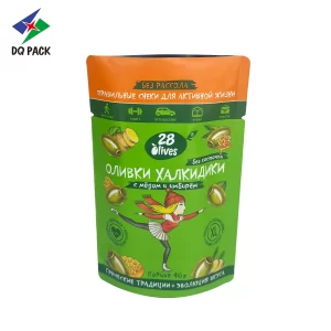 Custom Stand up Doypack for Olive Packaging Supplier -DQ PACK (3)