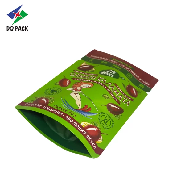 Custom Stand up Doypack for Olive Packaging Supplier -DQ PACK (5)