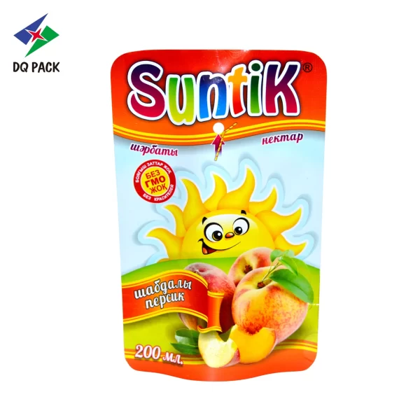 Custom Drink Pouch With Straw Juice Packaging Manufacturer- DQ PACK (3)