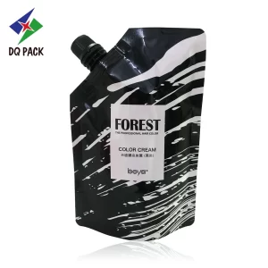Custom Spout Pouch for Hair Color Cream Packaging Supplier - DQ PACK (1)_(1)
