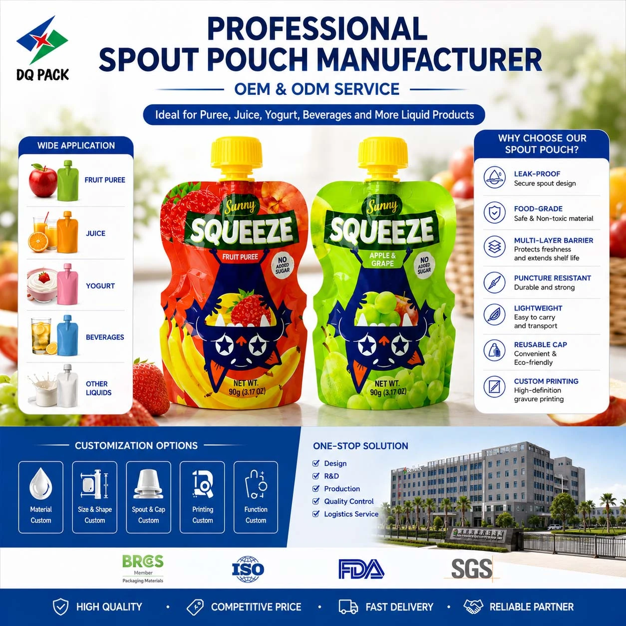 Custom Stand up Spout Pouch for Baby Food Packaging Manufacturer- DQ PACK (5) (1)