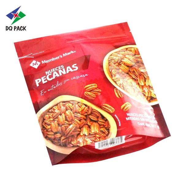 Custom Stand up Zipper Pouch for Pecans Nuts Packaging Manufacturer -DQ PACK (3)