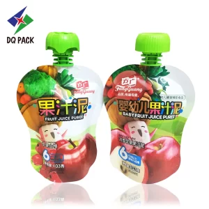 Custom 103g Spout Pouch for Fruit Puree Packaging Manufacturer -DQ PACK (1)