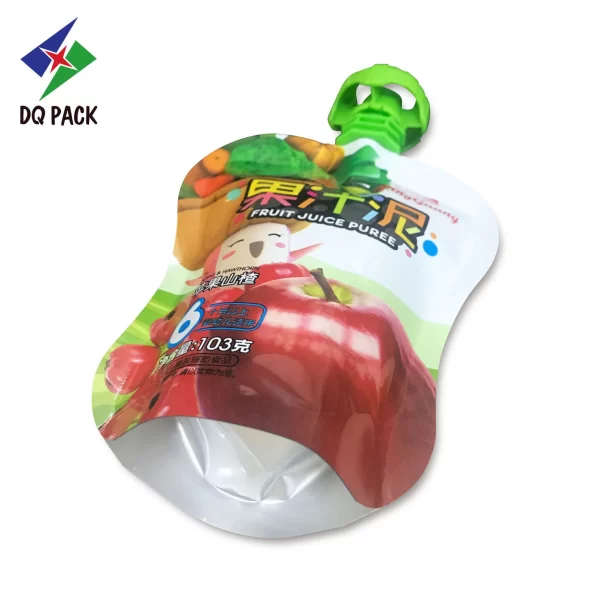 Custom 103g Spout Pouch for Fruit Puree Packaging Manufacturer -DQ PACK (4)