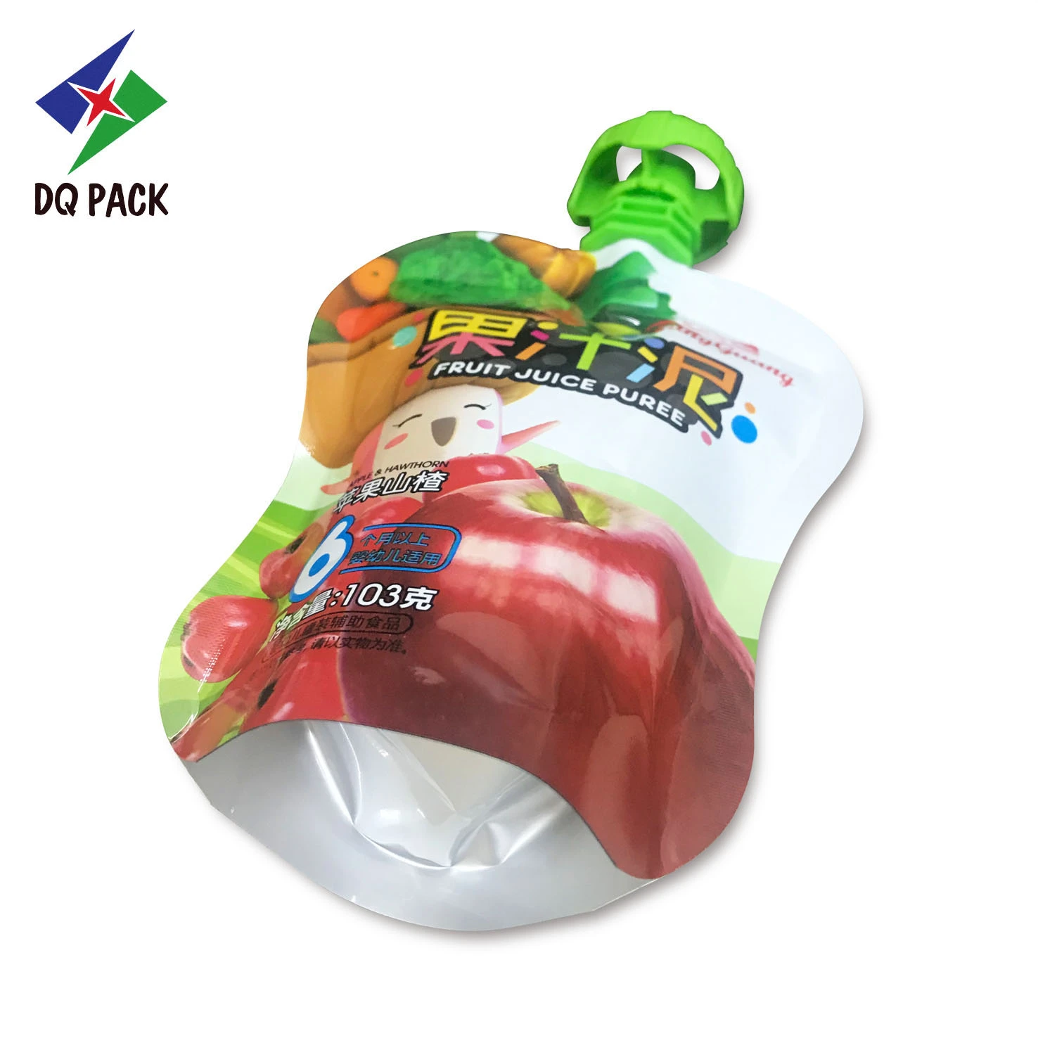 Custom 103g Spout Pouch for Fruit Puree Packaging Manufacturer -DQ PACK (4)