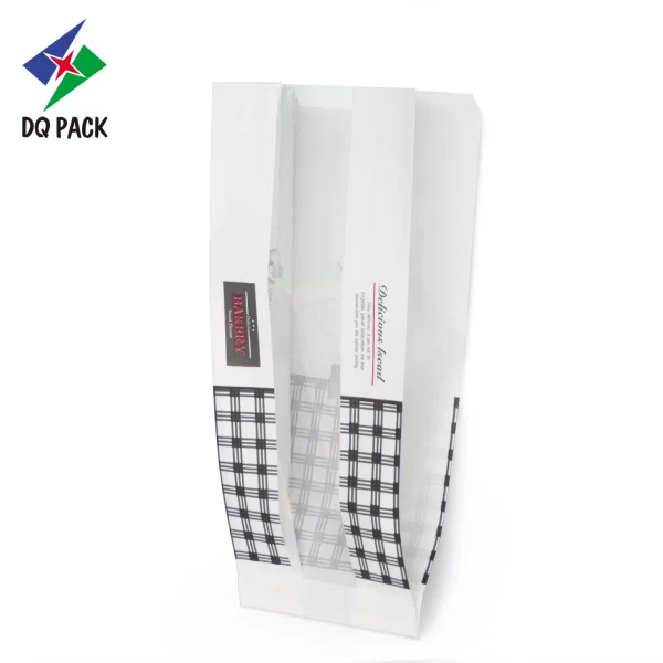 Custom Bakery Paper Bags Wholesale Side Gusset Pouches