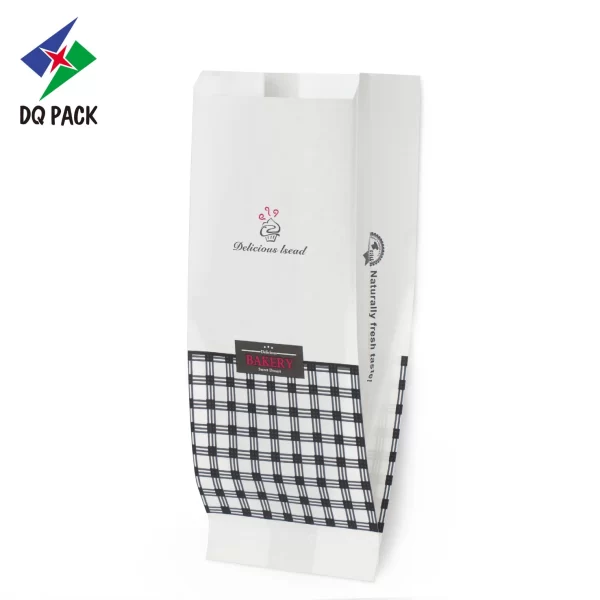 Custom Bakery Paper Bags Wholesale Side Gusset Pouches Manufacturer-DQ-PACK