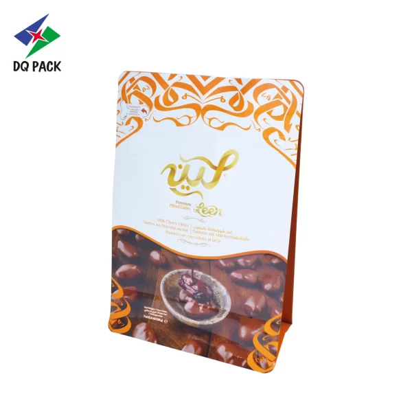 Custom Flat Bottom Pouch for Chocolate Snacks Packaging Manufacturer -DQ PACK (3)