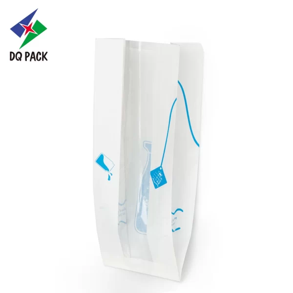Custom Gusset Paper Bag for Baguette Bread Packaging Manufacturer -DQ PACK (2)