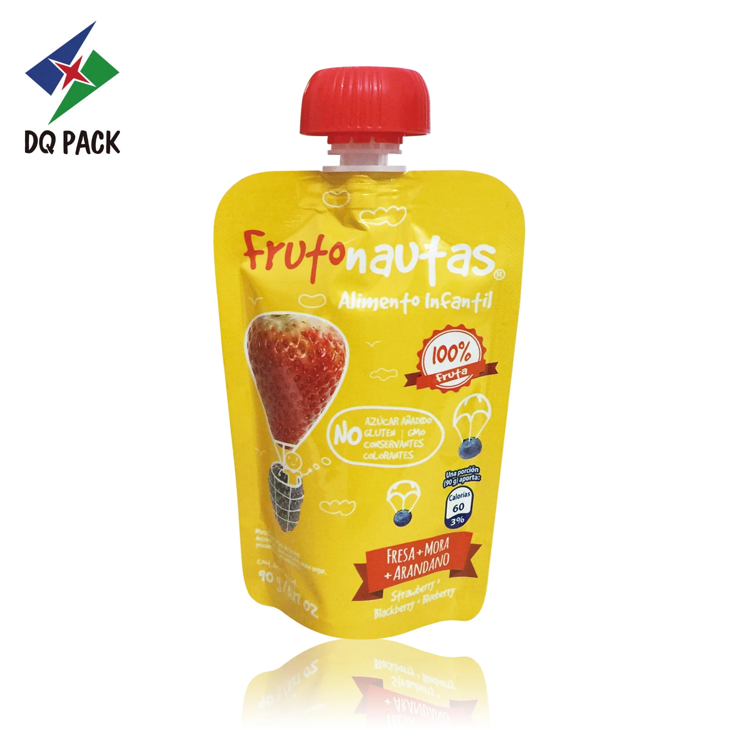 Custom Squeeze Spout Pouch for Yogurt Puree Packaging Facotory - DQ PACK (8)
