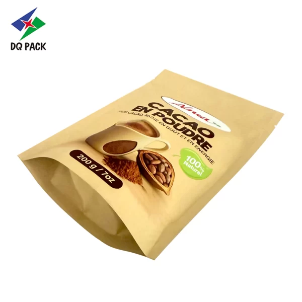 Custom Stand up Pouch for Cacao Powder Packaging Manufacturer -DQ PACK (2)