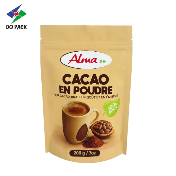 Custom Stand up Pouch for Cacao Powder Packaging Manufacturer -DQ PACK (3)