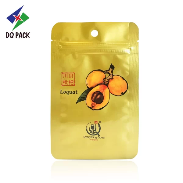 Custom Three Side Zipper Pouch for Gummy Candy Packaging Supplier -DQ PACK (2)