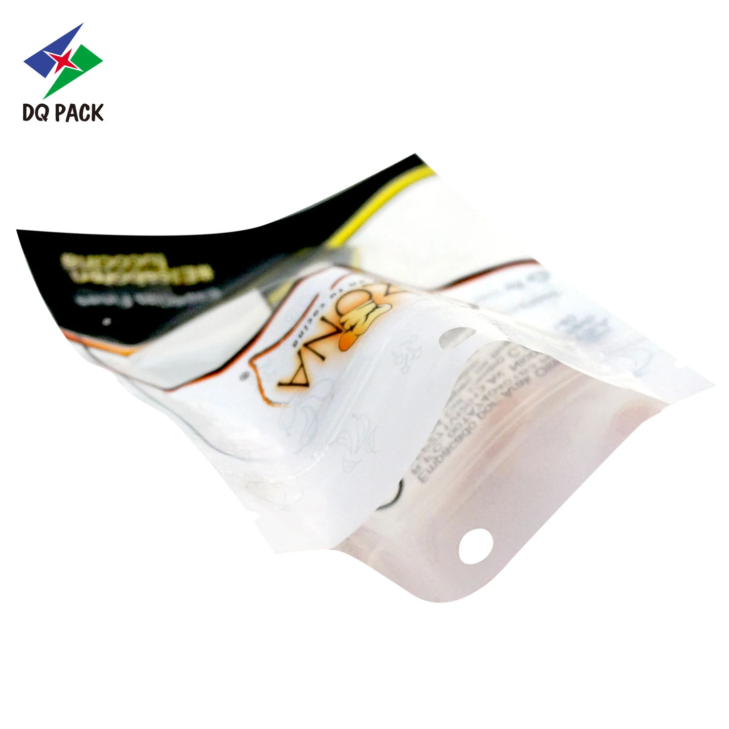 Custom 3 Side Seal Zipper Pouch for Spice Packaging Factory - DQ PACK (6)