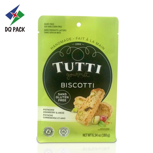 Custom Flat Bottom Bag for Cookie Packaging Supplier - DQ PACK (3)