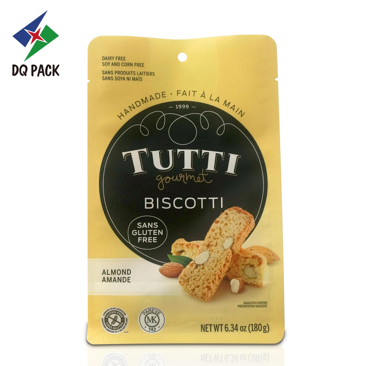 Custom Flat Bottom Bag for Cookie Packaging Supplier - DQ PACK (5)