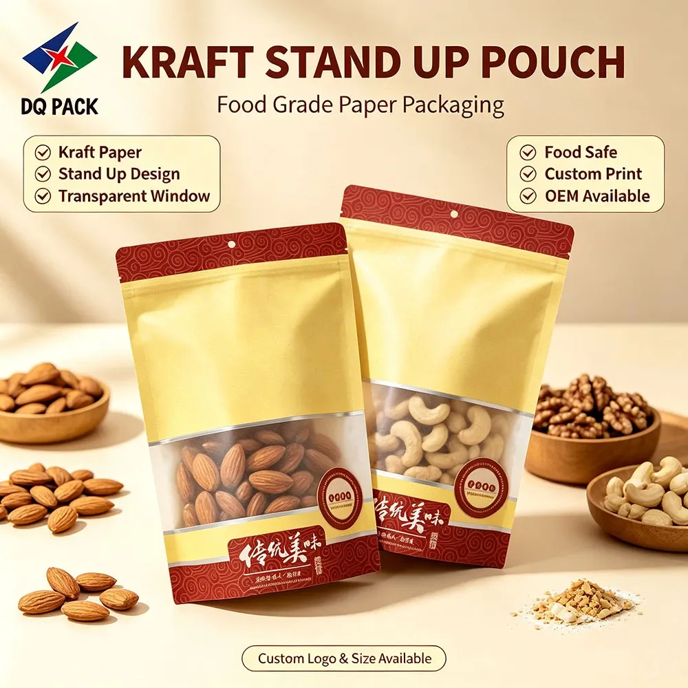Custom Kraft Paper Stand Up Pouch-Factory-for-Snack-Food (4)