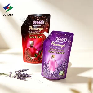 Custom Spout Pouch for Fabric Softener Liquid Soap Packaging Factory- DQ PACK (6)