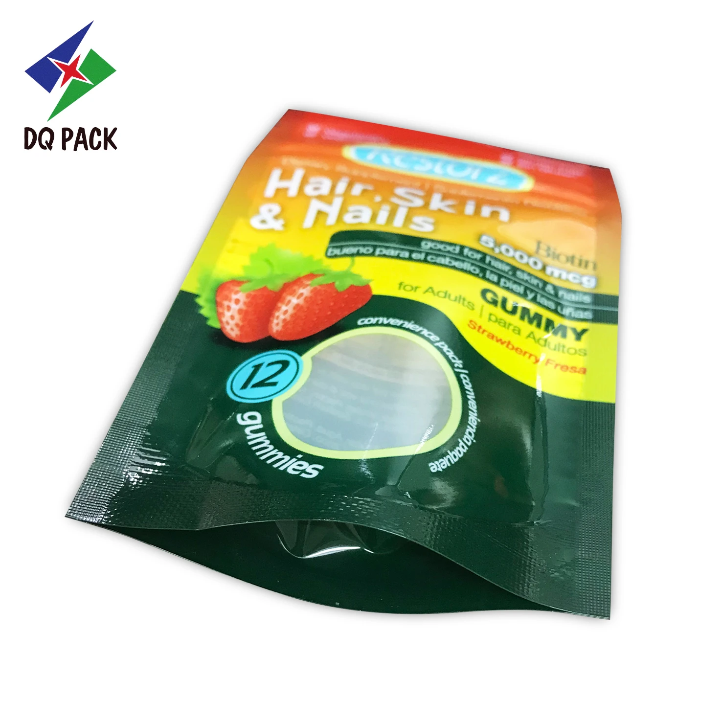 Custom Stand up Pouch Mylar Bag for Gummy Candy Packaging Factory Manufacturer (4)