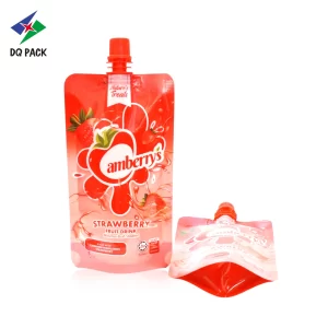 Wholesale Spout Pouch for Strawberry Juice-2