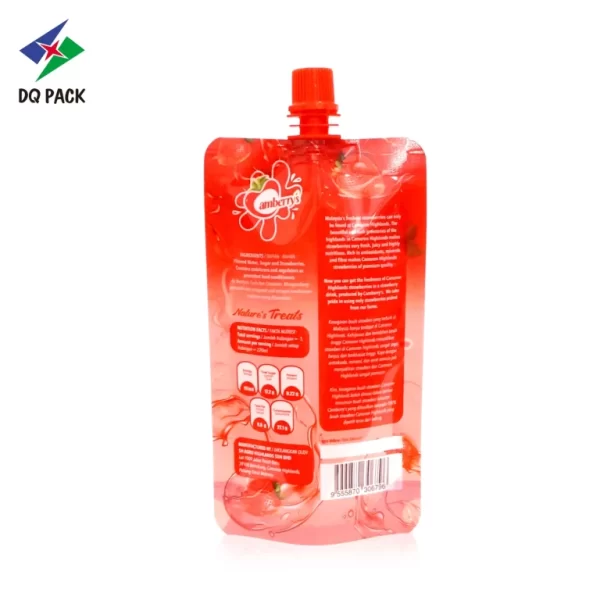 Wholesale Spout Pouch for Strawberry Juice-3