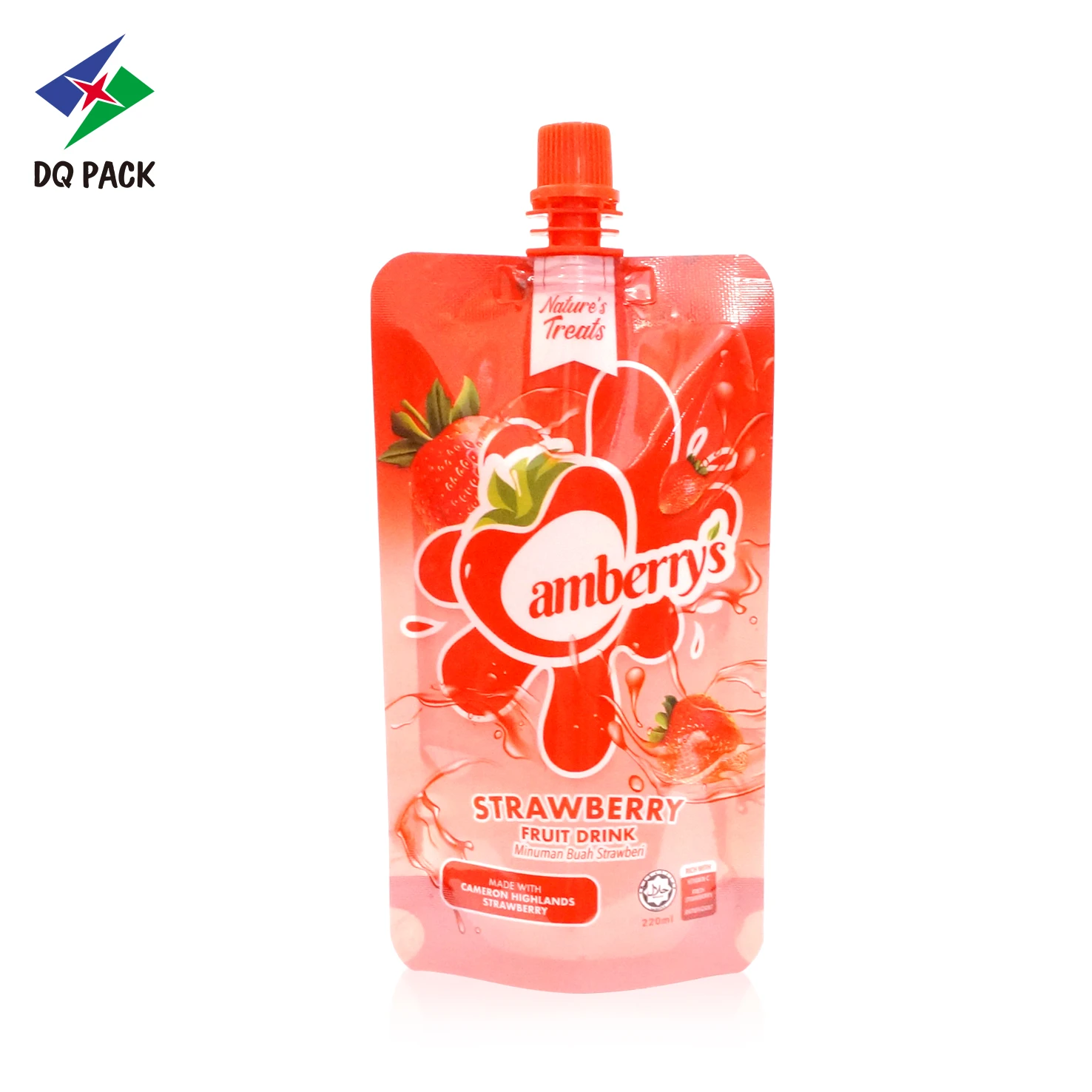Wholesale Spout Pouch for Strawberry Juice-4