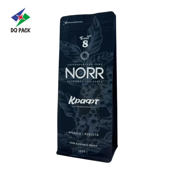 Custom Flat Bottom Coffee Bags-DQ PACK-5