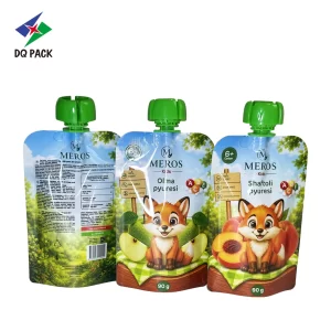 Custom Fruit Puree Spout PouchesStand-Up-1