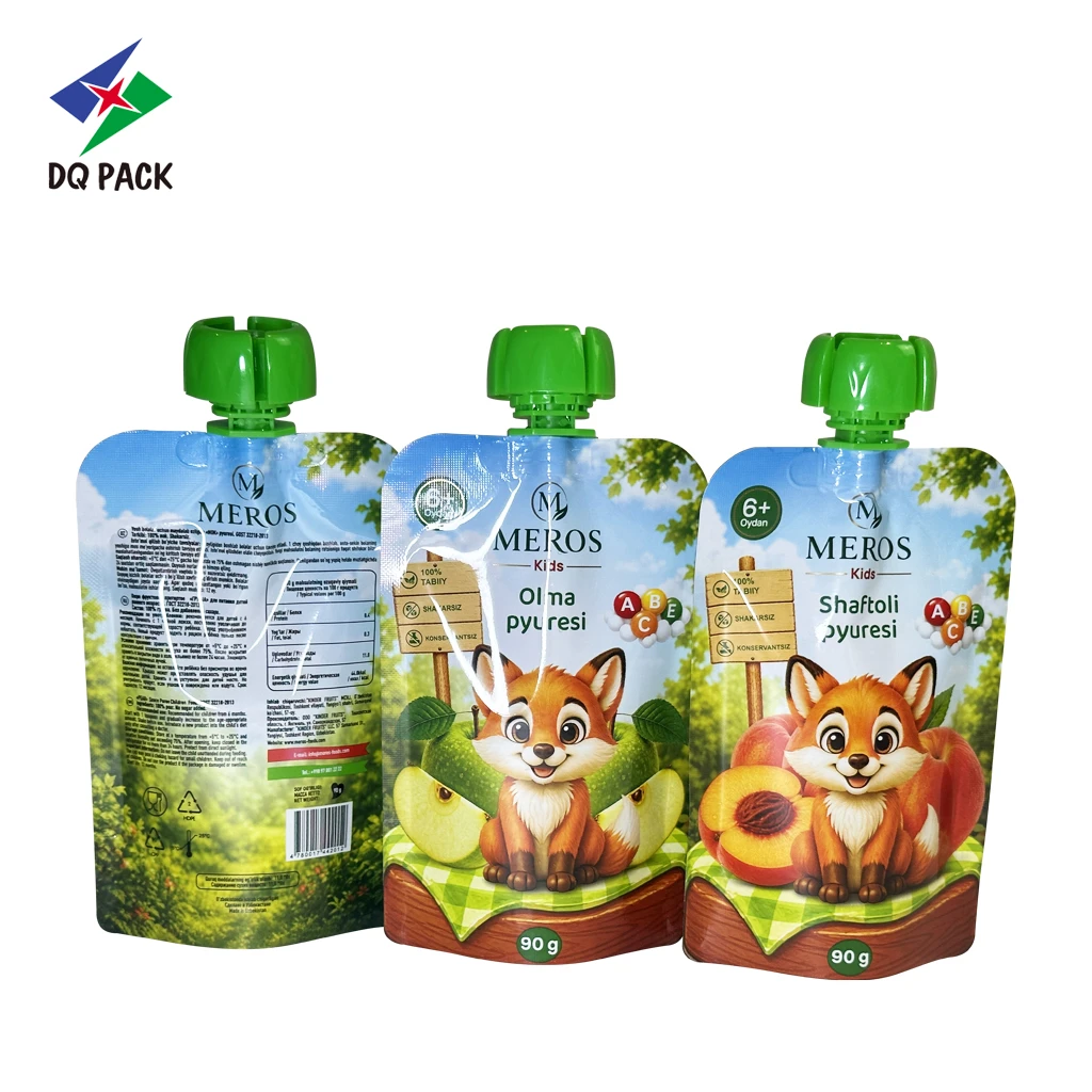 Custom Fruit Puree Spout PouchesStand-Up-1