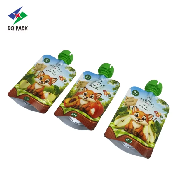 Custom Fruit Puree Spout PouchesStand-Up-2