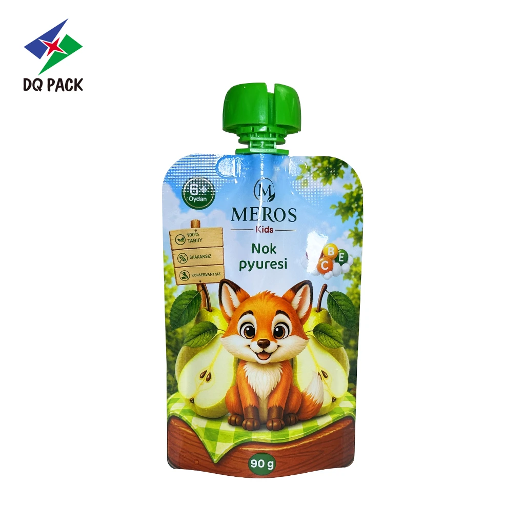Custom Fruit Puree Spout PouchesStand-Up-3