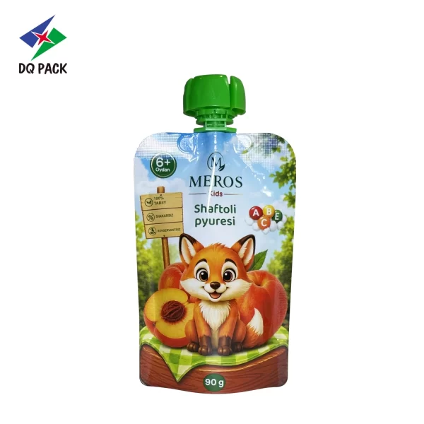 Custom Fruit Puree Spout PouchesStand-Up-4