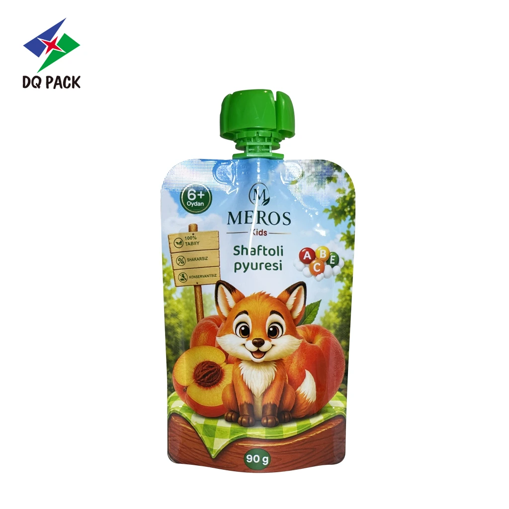 Custom Fruit Puree Spout PouchesStand-Up-4