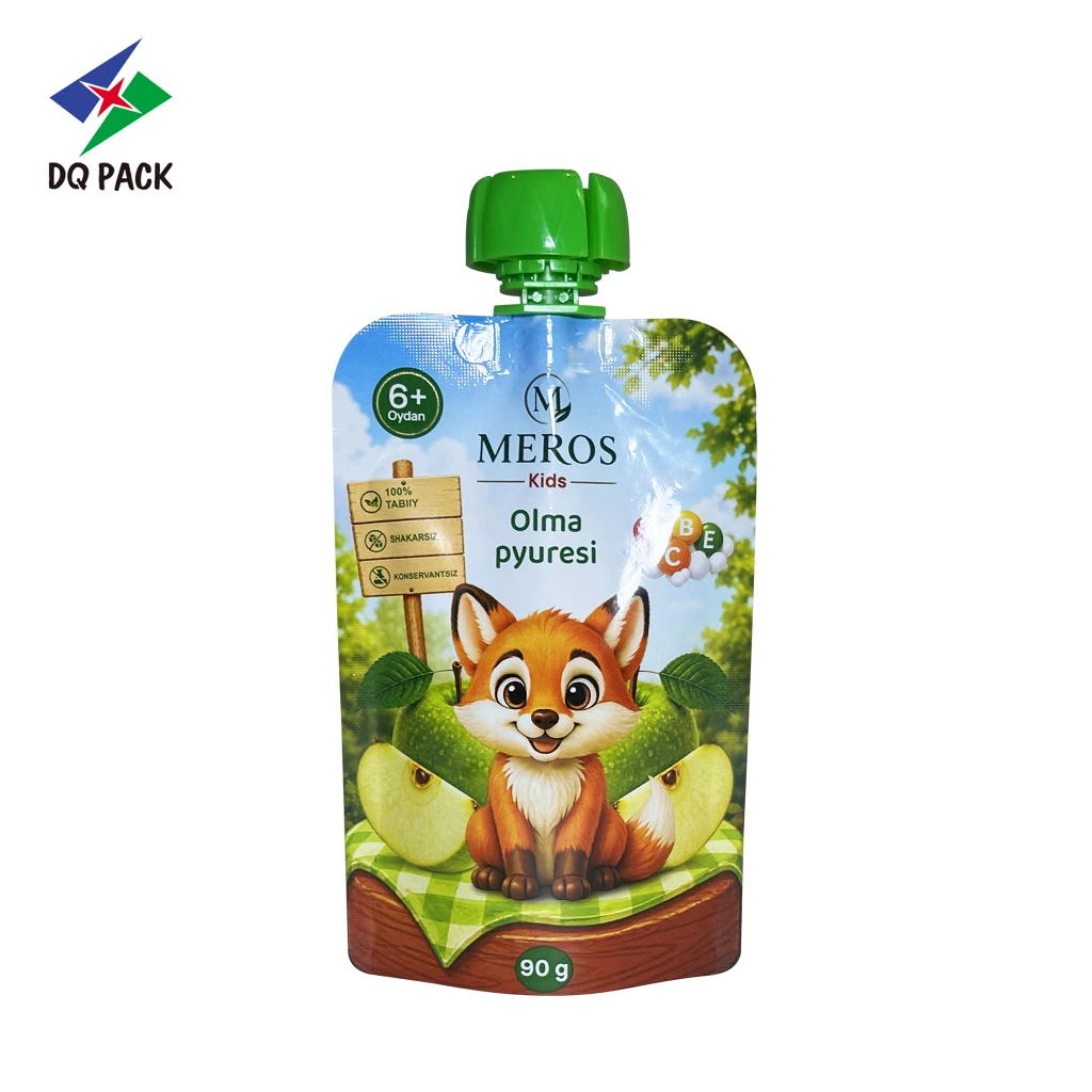 Custom Fruit Puree Spout PouchesStand-Up-5